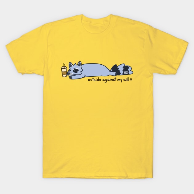 Homebody raccoon T-Shirt by 2Birds1Pencil